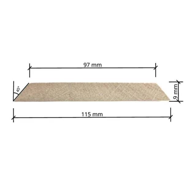 Mitred Newel Post Cladding Solid Oak - Image 7