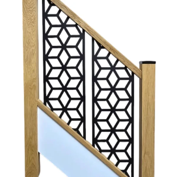 Oak Signature Plus Handrail Grooved for Metal Panels - Image 7