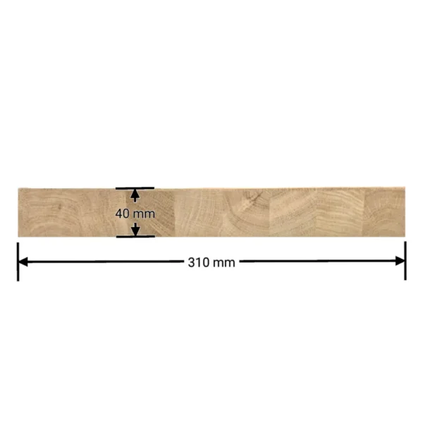 Oak Chunky Treads Ungrooved 40mm - Image 6
