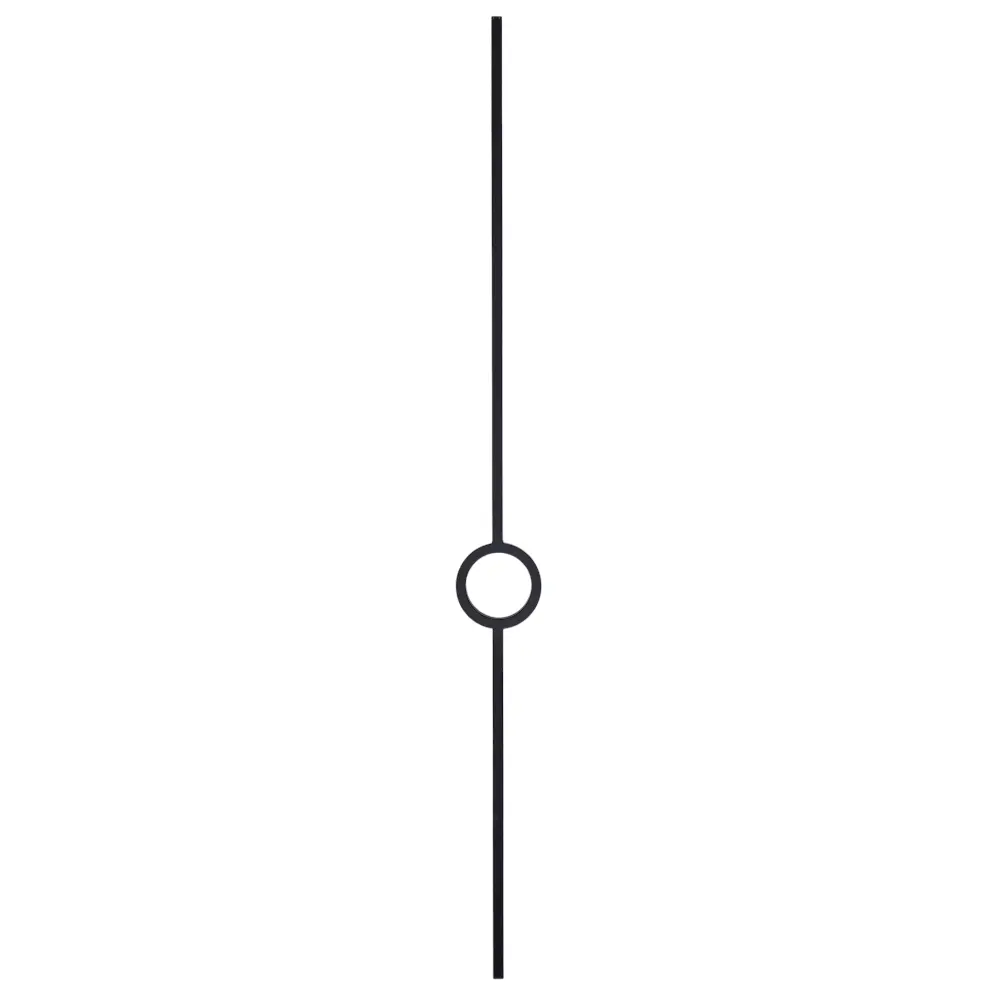 Circle design metal spindle – matt black
