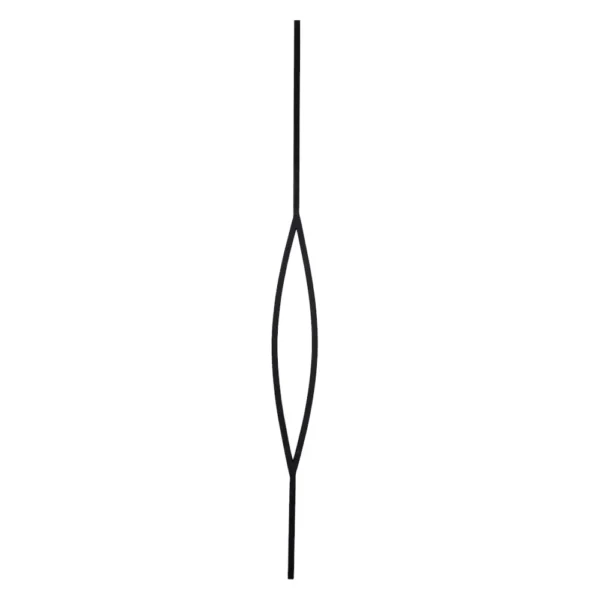 Ellipse design metal spindle - matt black