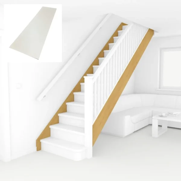 White Staircase Stringer 300 x 6 x 2440 mm - Image 4
