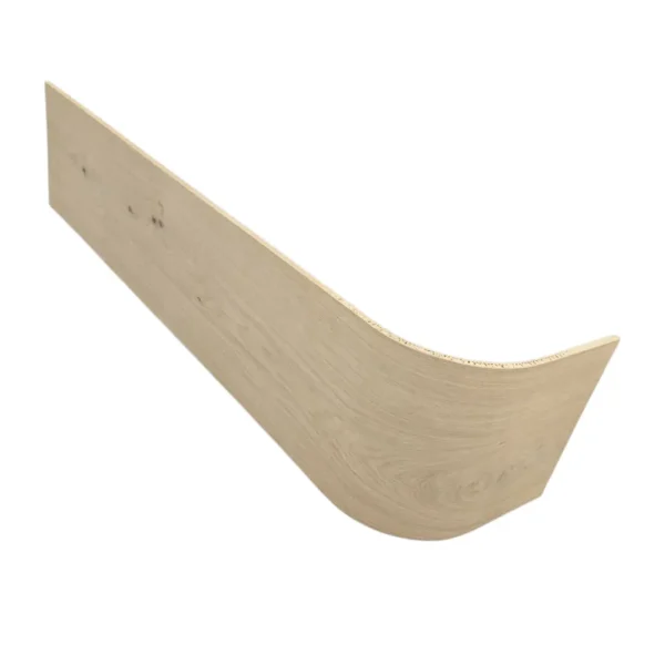 Rustic Oak Veneered Bullnose Riser L/R | FIXIMER