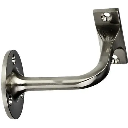 Satin Chrome Wall Handrail Bracket