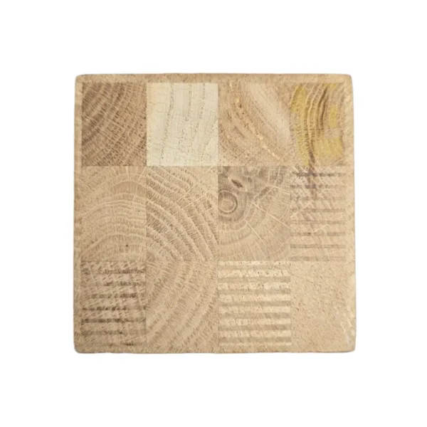 Oak Plain Square Newel Post 115mm - Image 4