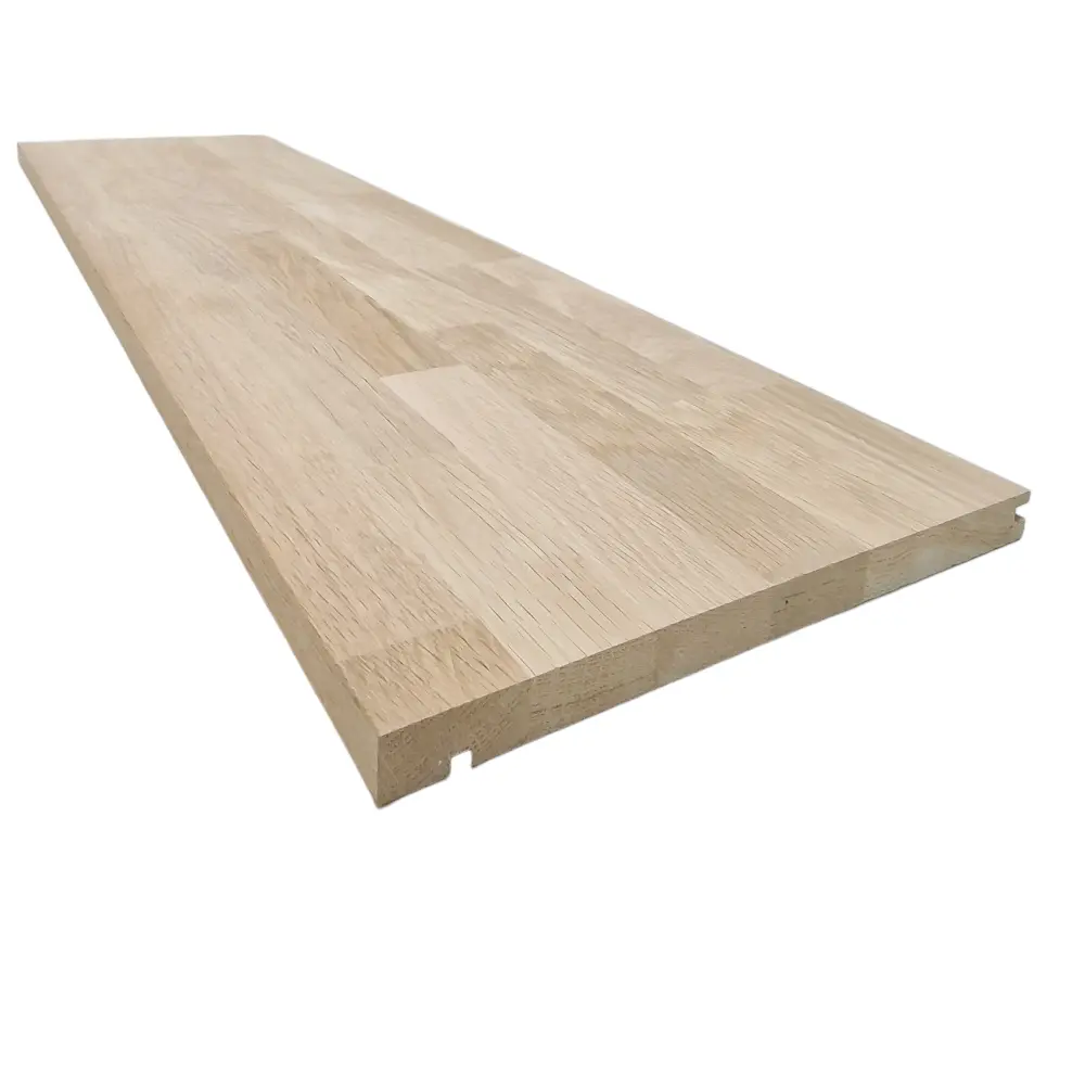 Oak Finger Joint Tread Grooved Essential Range