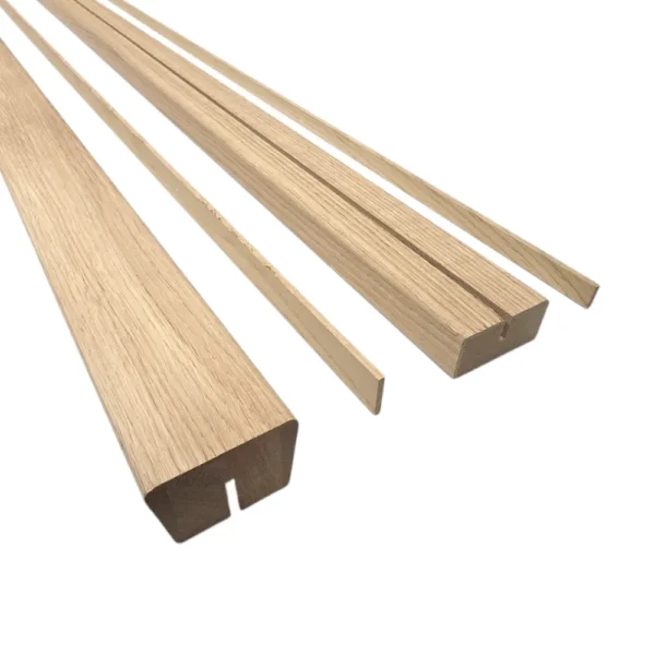Bundle Builder Oak Signature Plus Handrail Grooved for Metal Panels