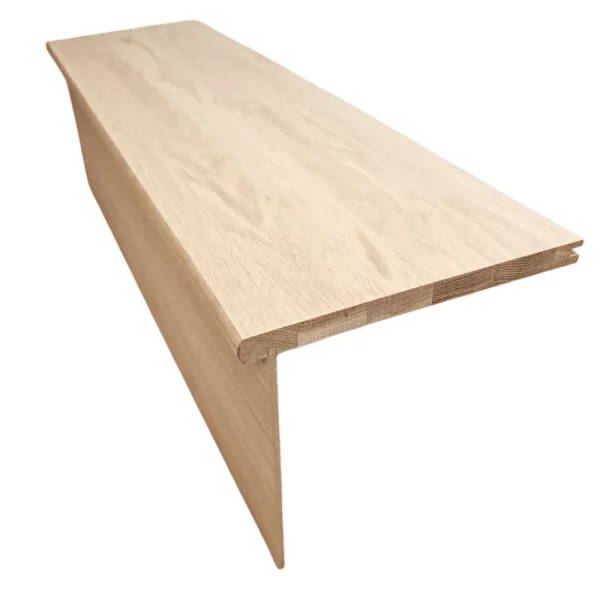 Oak Tread With Oak Veneered Riser - Classic Range 900mm ( 0.9m )