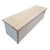White Primed Bottom Step Riser With Angle Moulding - Image 3