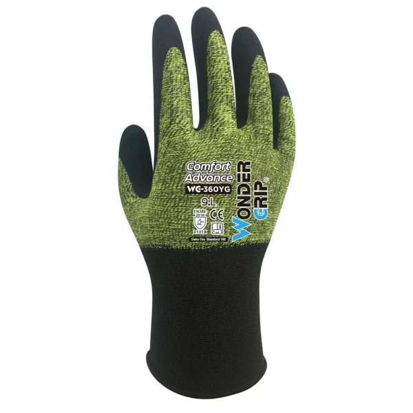 Wonder Grip Comfort Advance Gloves Green