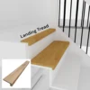 Rustic Oak Landing Tread - Modern Range - Image 2