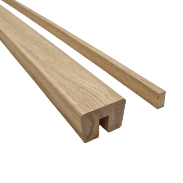 Oak Signature Plus Handrail Grooved for Metal Spindles