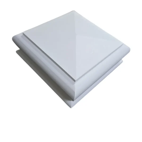 White Pyramid Newel Cap to fit 90 mm Newel Post