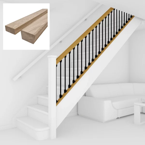 Bundle Builder Oak Signature Plus Handrail and Baserail Ungrooved - Image 11