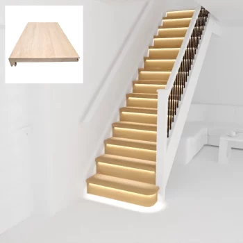 Prime Oak Steps Cladding - Modern LED Range