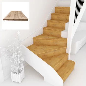 Rustic Oak Steps Cladding - Classic Range