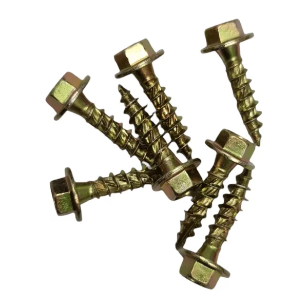 Screws Yellow Zinc-Plated 6 X 25mm