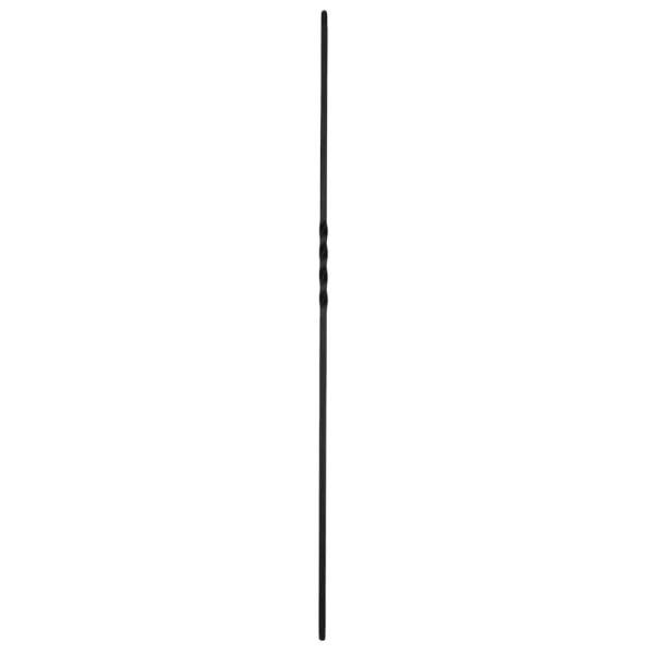 Single twist metal spindle - matt black