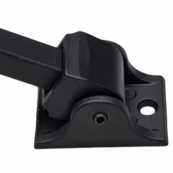 Adjustable angle bracket for metal spindles - matt black